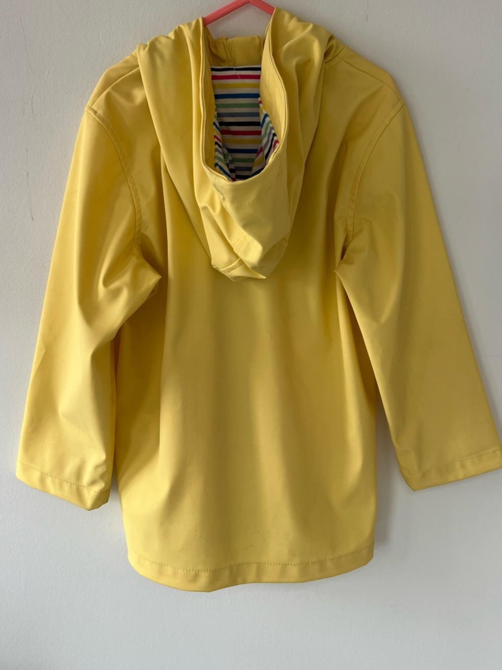 Pink Platinum Waterproof wind resistant Hooded Kids Raincoat   Size 5-6